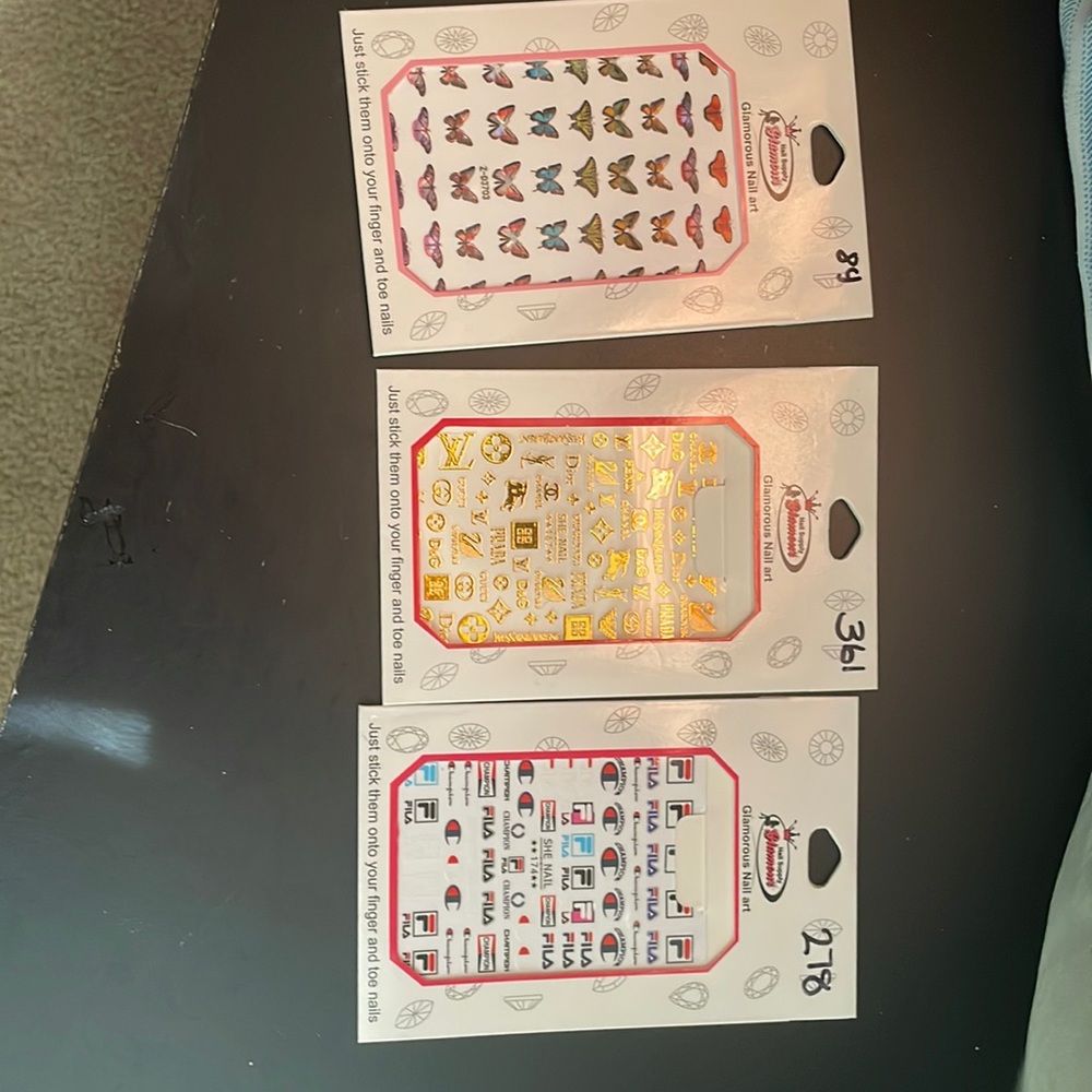 Nail art stickers